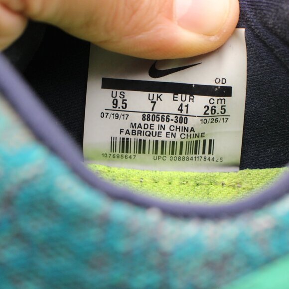 Nike Zoom Wildhorse 4 Women's Size US 9.5 Trail Running Shoes Blue Sneakers - Picture 3 of 9